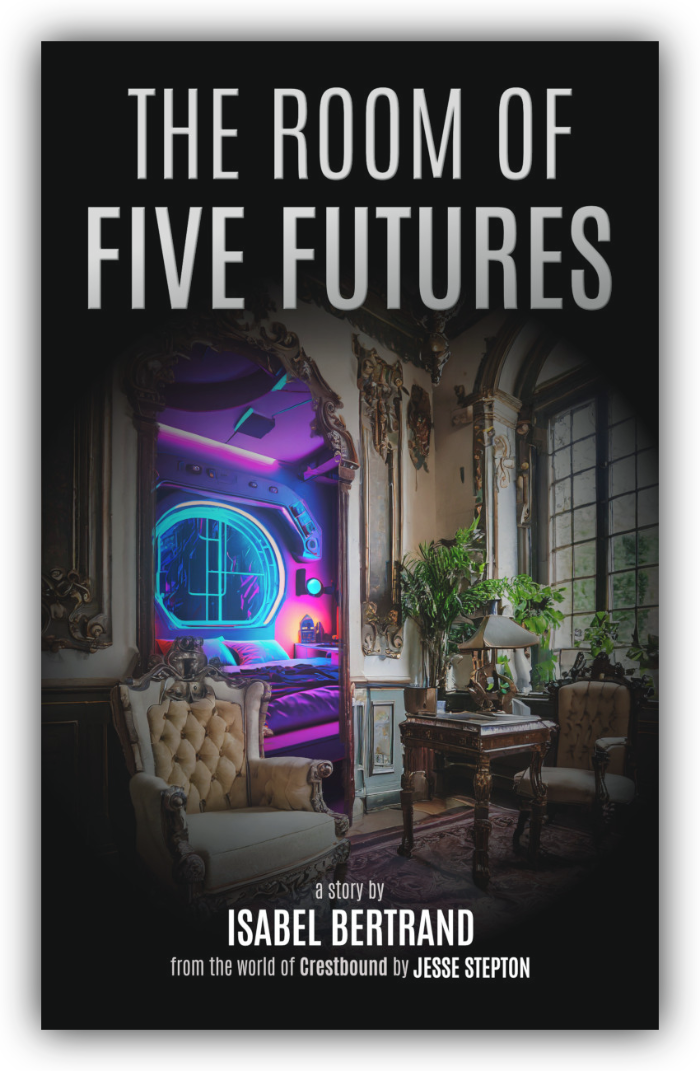 The cover of the book The Room of Five Futures by Isabel Bertrand